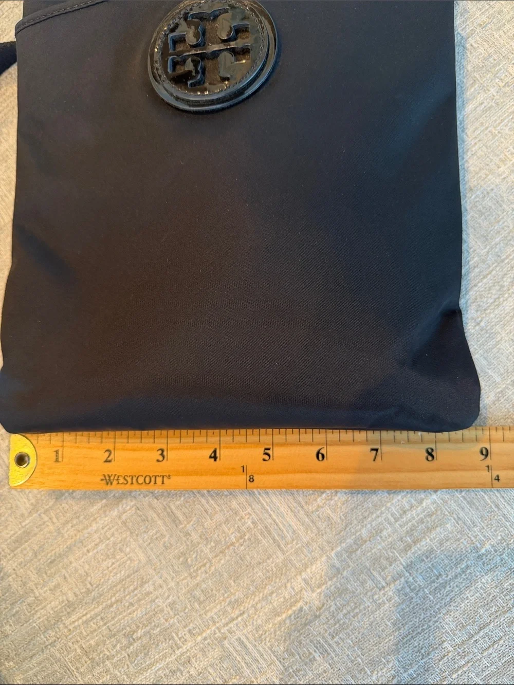 Tory Burch Ella Nylon Swingpack Crossbody Black